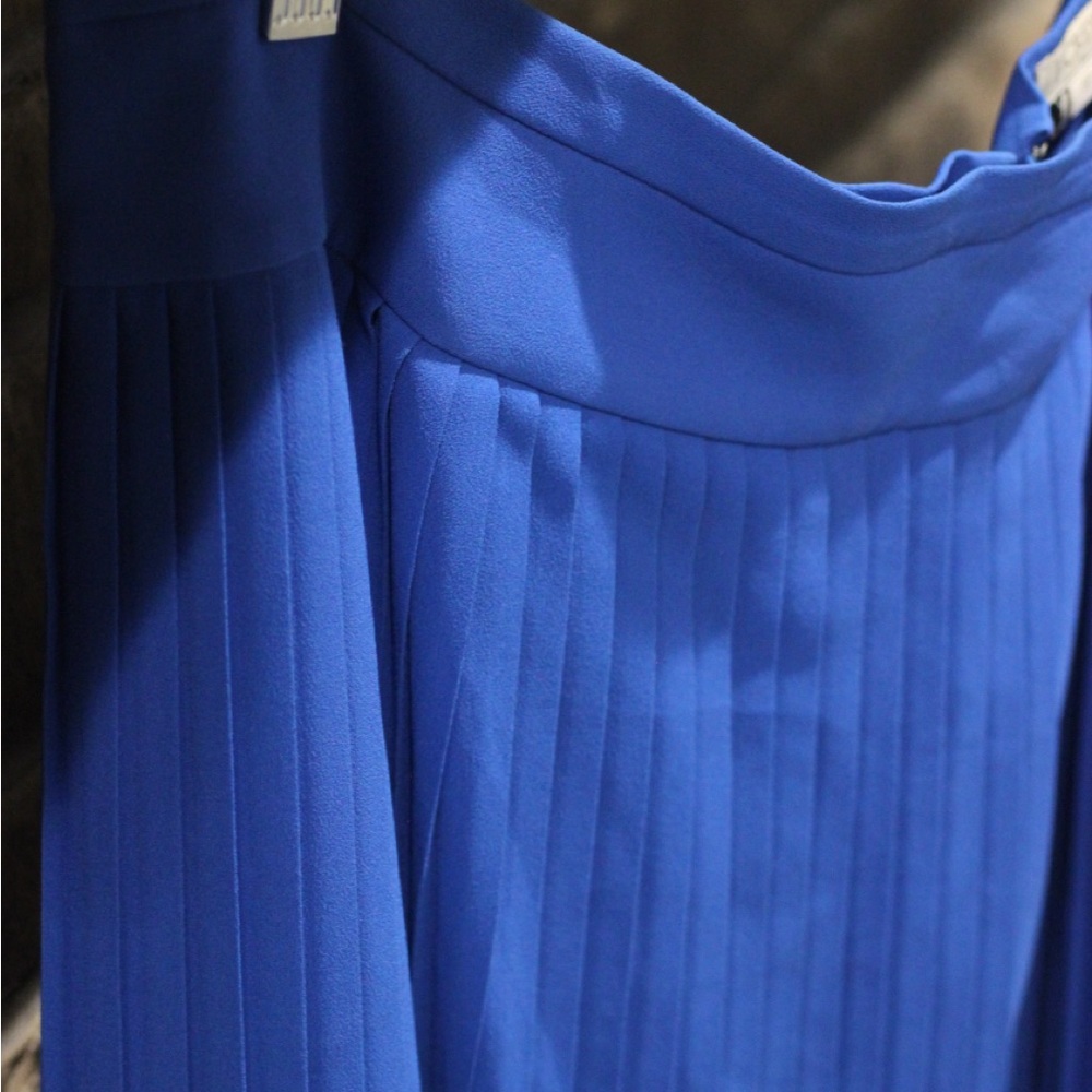 J. Crew Vibrant Blue Maxi Skirt Size 16 - Picture 3 of 5